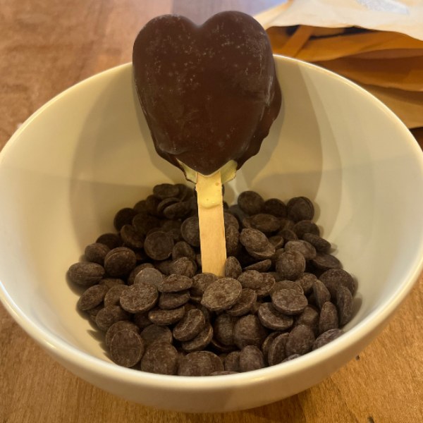 One pint of Bacio Bar - Belgian Chocolate gelato.