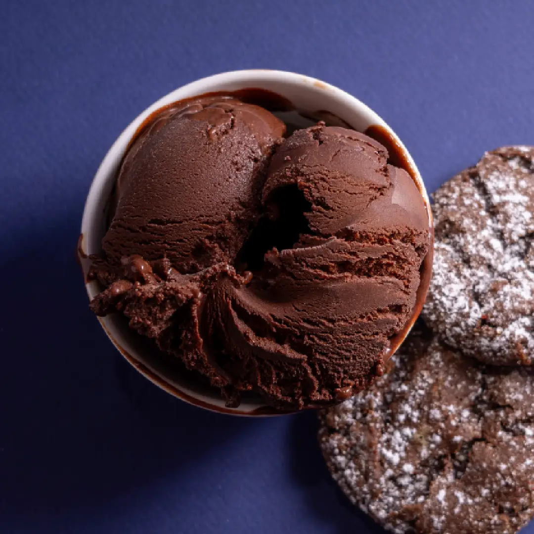 One pint of Dark Chocolate Sorbetto gelato.