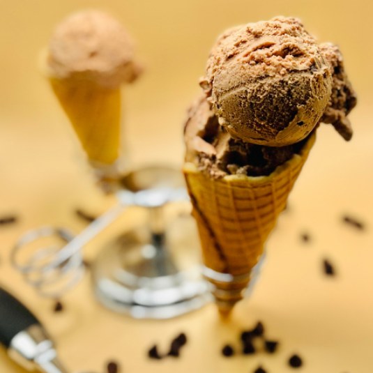One pint of Milk Chocolate gelato.